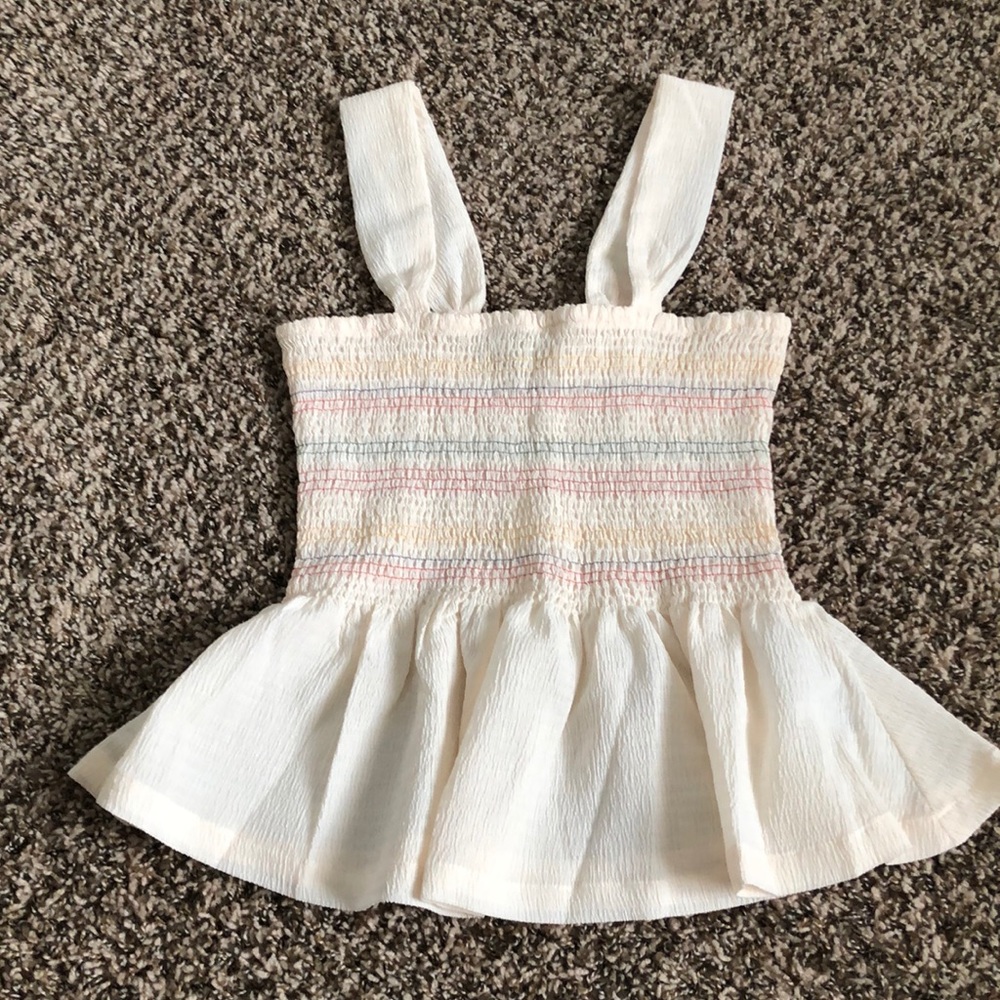 Madewell Texture & Thread Smock Tank - Picture 4 of 7